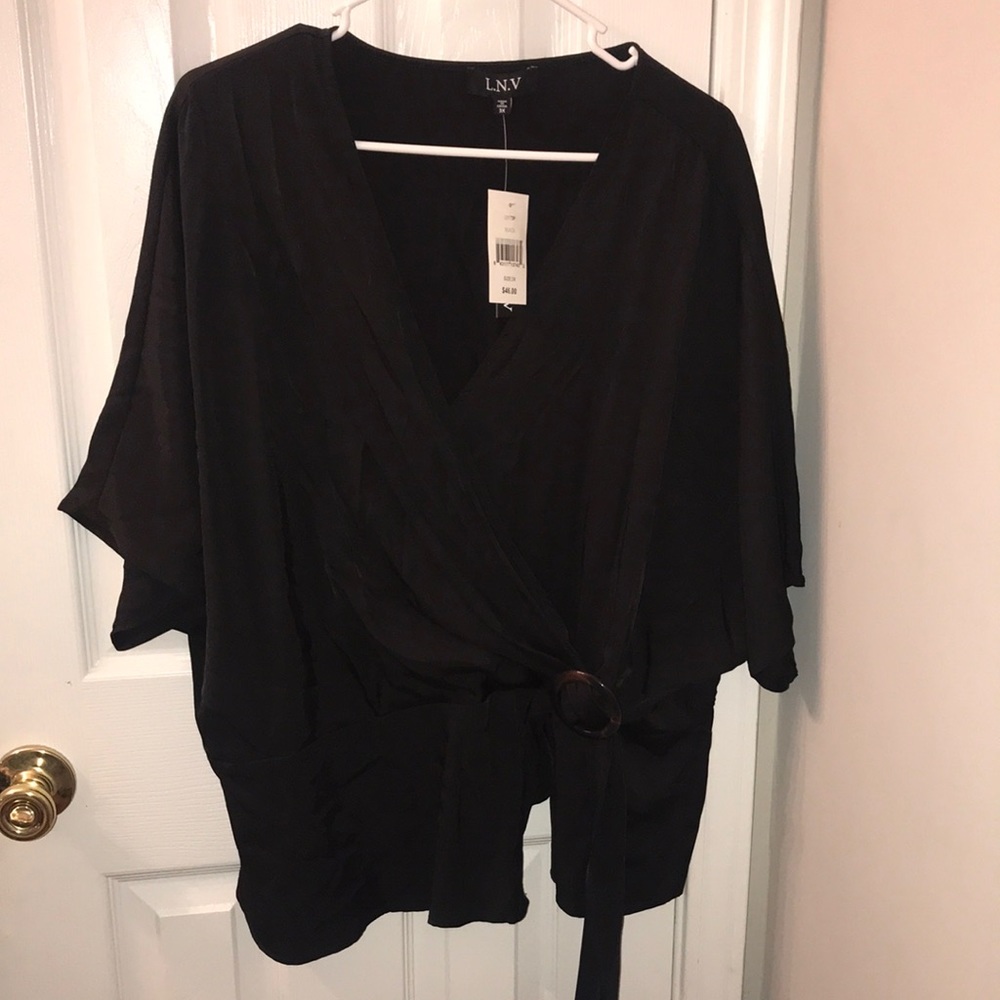 NEW WITH TAGS- wrap top size XXXL